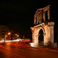 Nachtleven in Athene
