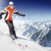 Veilig skiën op een drukke skipiste