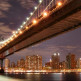 Verlichte Brookly Bridge