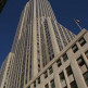Onder aan het Empire State Building