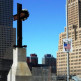 Mensen in het Financial District