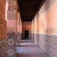 Wandelgang in de medersa Ben Youssef