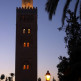 Schemerbeeld van de Koutoubia