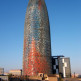 Zicht op de Torre Agbar