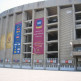 Buiten aan Camp Nou