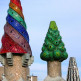Sculpturen op het Palau Güell