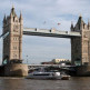 Zicht op Tower Bridge