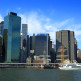 Zicht van op de Brooklyn Heights Promenade