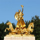 Gouden beeld in Columbus Park