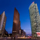 Nacht op de Potsdamer Platz