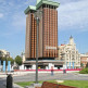 Zitbank op Plaza de Colón