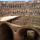 Binnen in het Colosseum
