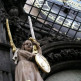 Detail van het Oude Stadhuis van Praag