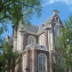 Zijaanzicht van de Oude Kerk