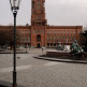 Vergezicht op het Rotes Rathaus