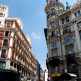 Gebouwen langs de Gran Vía