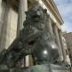 Leeuwen voor het Congreso de los Diputados