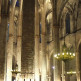 Interieur van de Santa María del Mar