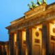 Lichten op de Brandenburger Tor