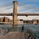 Zicht van op South Street Seaport