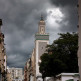 Wolken boven de Grande Mosquée de Paris