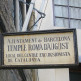 Bordje van de Tempel van Augustus