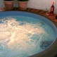 Hot tub in de tuin