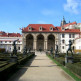 Wandelpad in wallensteinpaleis
